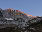 Alpenglühen an der Zugspitze