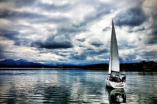 Chiemsee / auf einem Ausflug nach Herrenchiemsee  -  04. Mai 2013