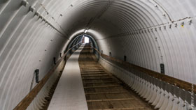 Tunnel unter der Kanderhar Abfahrt  -  07. Februar 2015