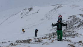 Silvretta - Heidelberger Hütte / und schon wars ungemütlich - Piz Davo Sasse  -  04. März 2015