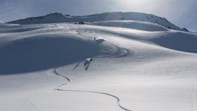 Silvretta - Heidelberger Hütte / Splitboards Powderturns  -  08. März 2015